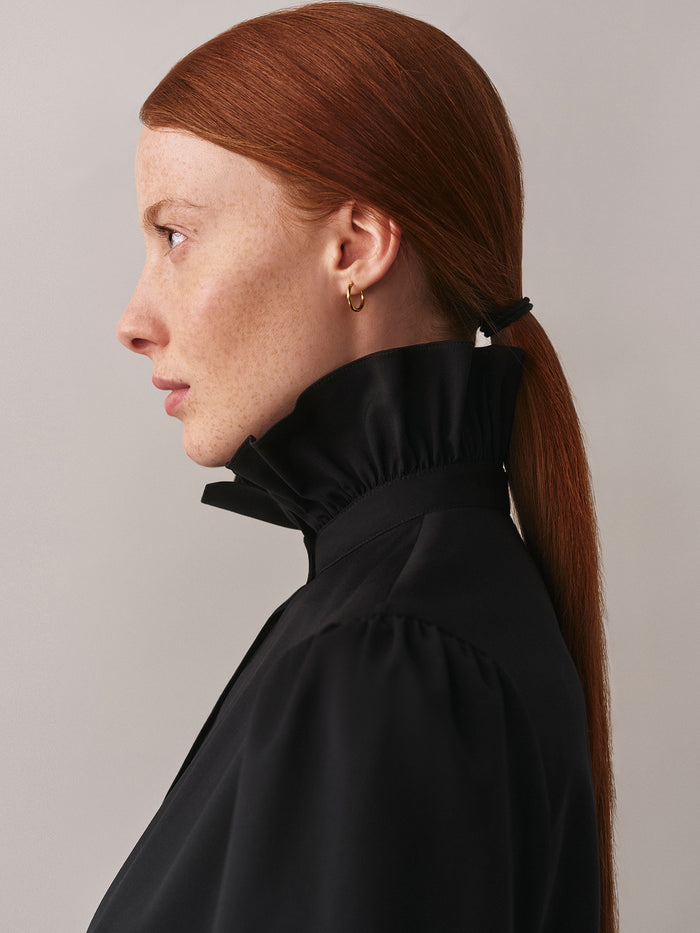 Robe Joie avec col volanté en laine