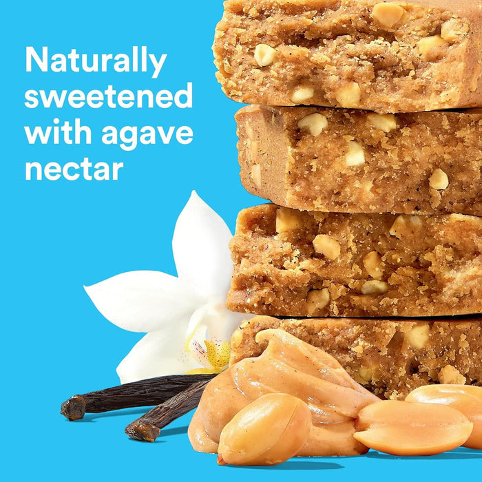 soft and chewy texture with crunchy peanut pieces for added bite