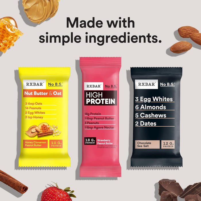 RXBAR Plant Protein Bar Vanilla Peanut Butter – Trail-Ready Snack for Hiking and Climbing Days