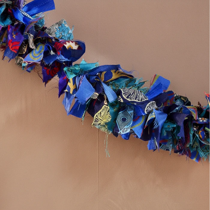 colorful fabric decoration,