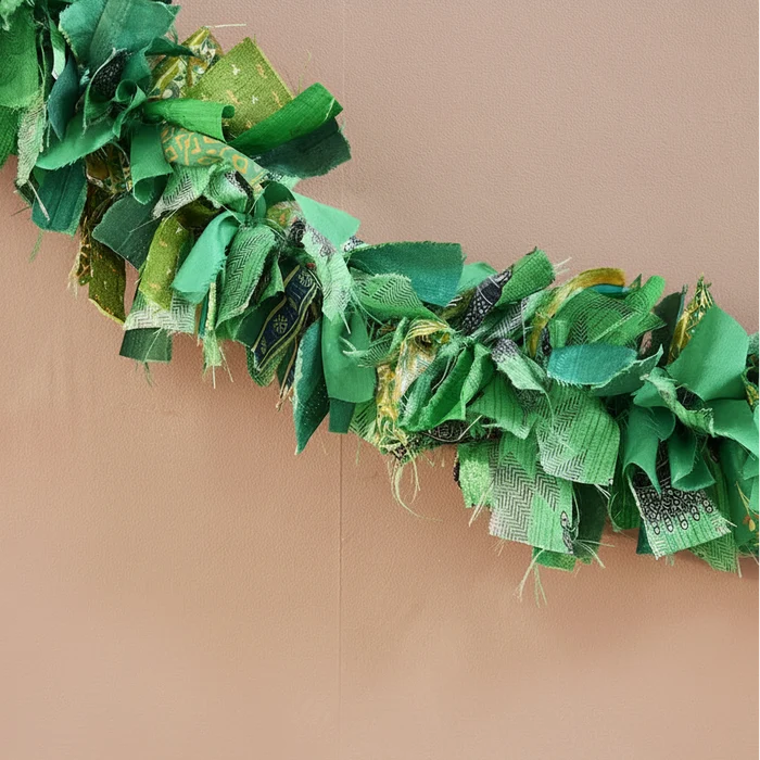 Decorative green garland