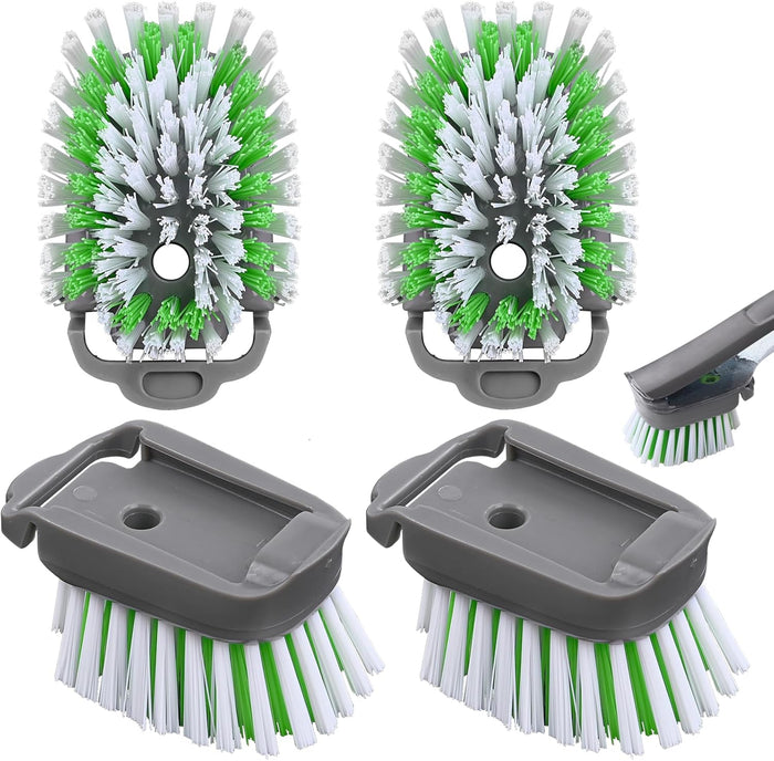 replaceable head design compatible with scotch-brite dishwand handle