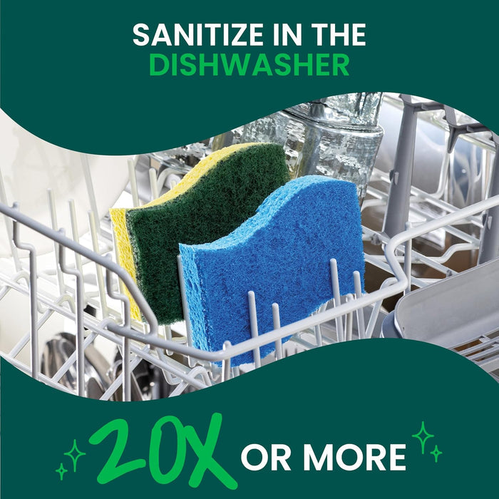 Scotch-Brite Heavy Duty Scrub Sponge – Heavy-Duty Outdoor Grill Sponge for Post-BBQ Deep Cleaning