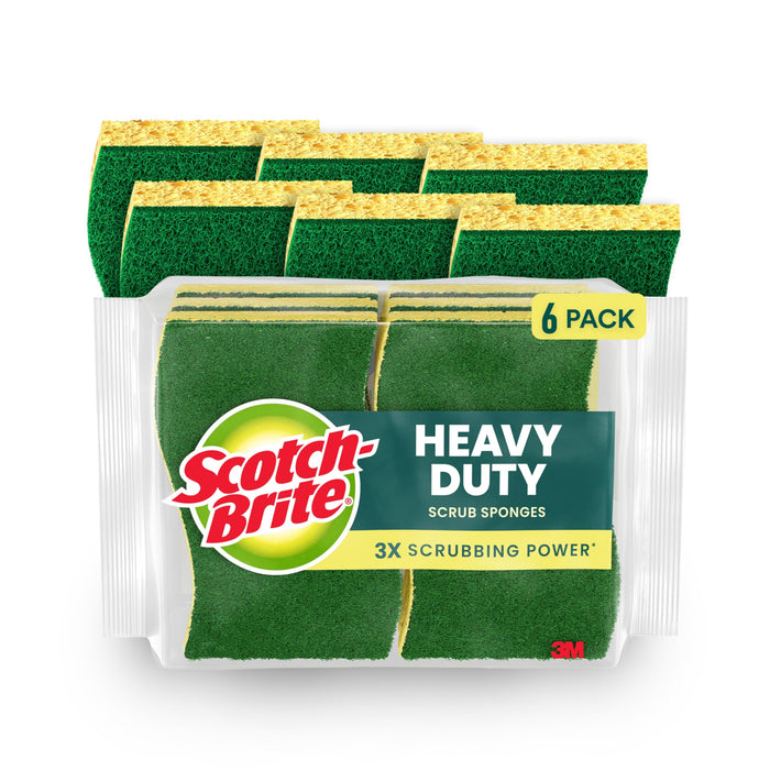 6 Scrub Sponges (Pack of 6)