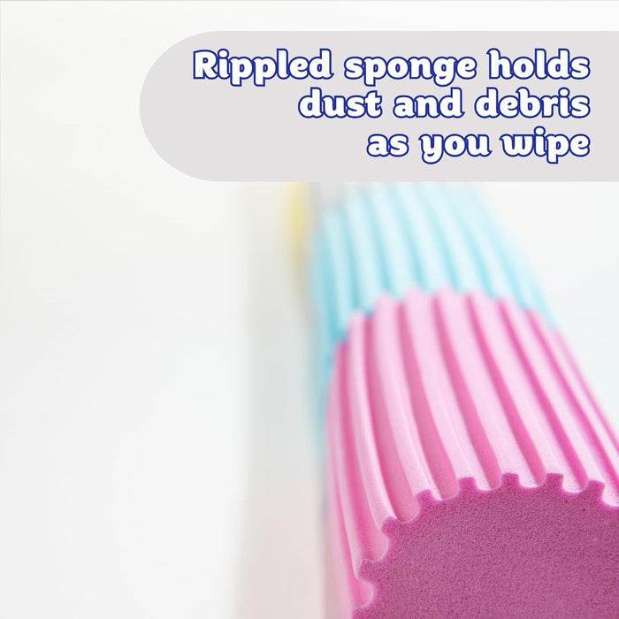 chemical-free cleaning activated simply by dampening with water
