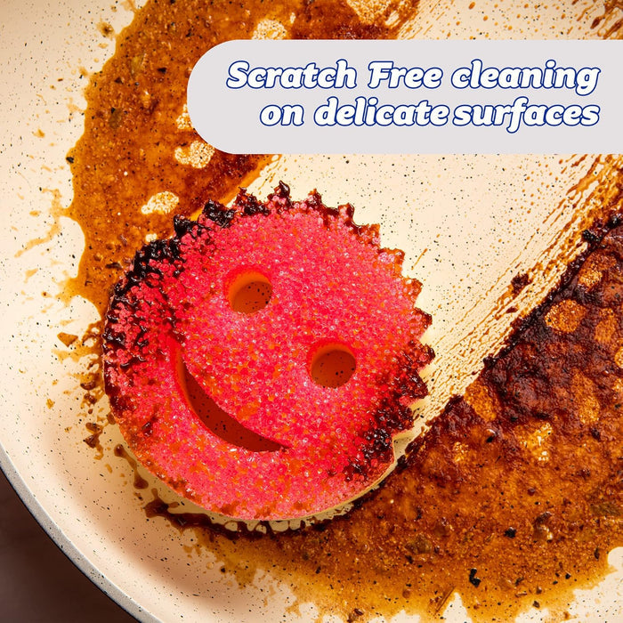 Scrub Daddy Scrub Mommy – Cast Iron Safe Dish Scrubber, Protects Seasoning While Cleaning