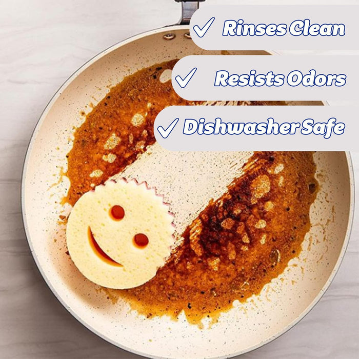 Scrub Daddy Scrub Mommy – Cast Iron Safe Dish Scrubber, Protects Seasoning While Cleaning
