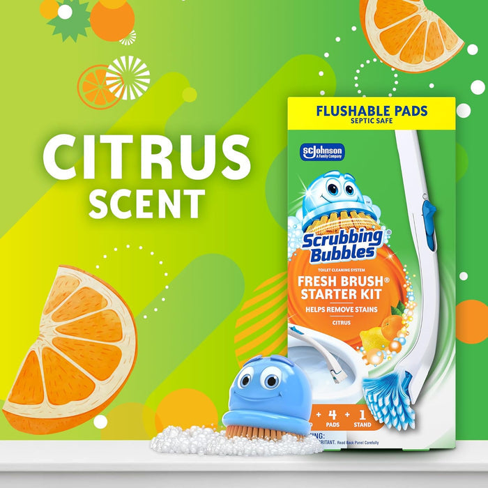 Scrubbing Bubbles Toilet Wand – Mindful Wind-Down Powder Room, No-Contact Limescale Removal