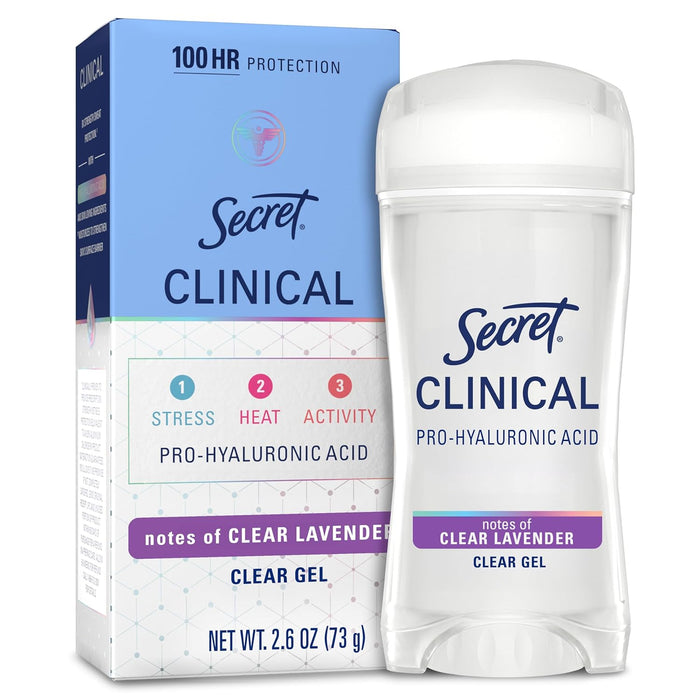 clinical-strength antiperspirant formula with 3x sweat protection vs. ordinary antiperspirant