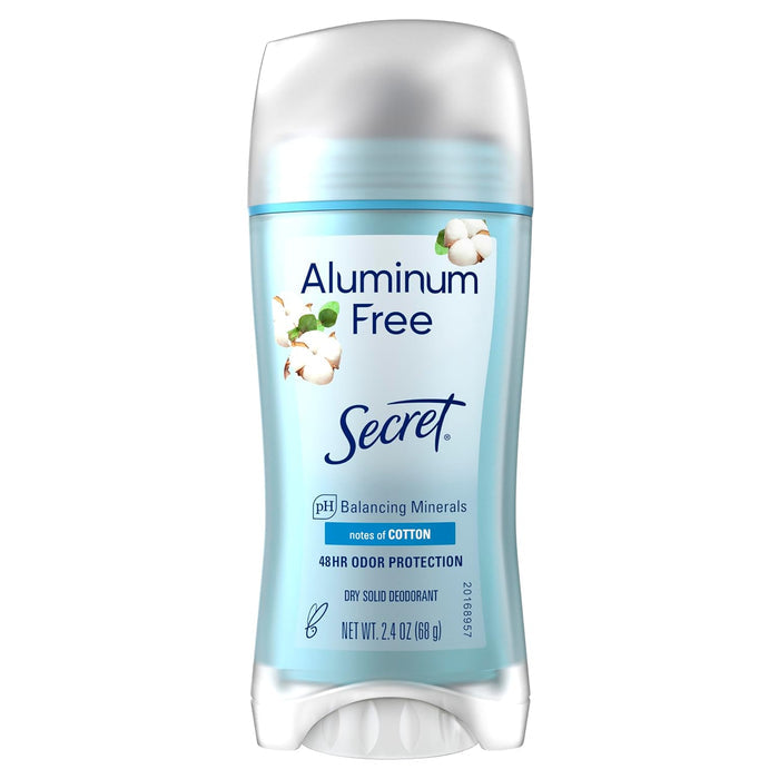 aluminum-free solid stick deodorant formula