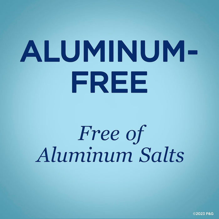free of parabens, dyes, talc, and baking soda