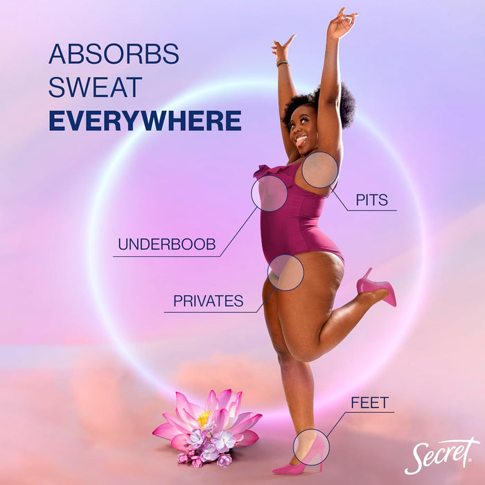 sweat-absorbing stick formula for a dry-feel finish