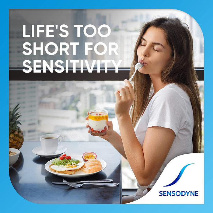 extra fresh mint flavor variant for breath-freshening beyond standard sensitivity pastes