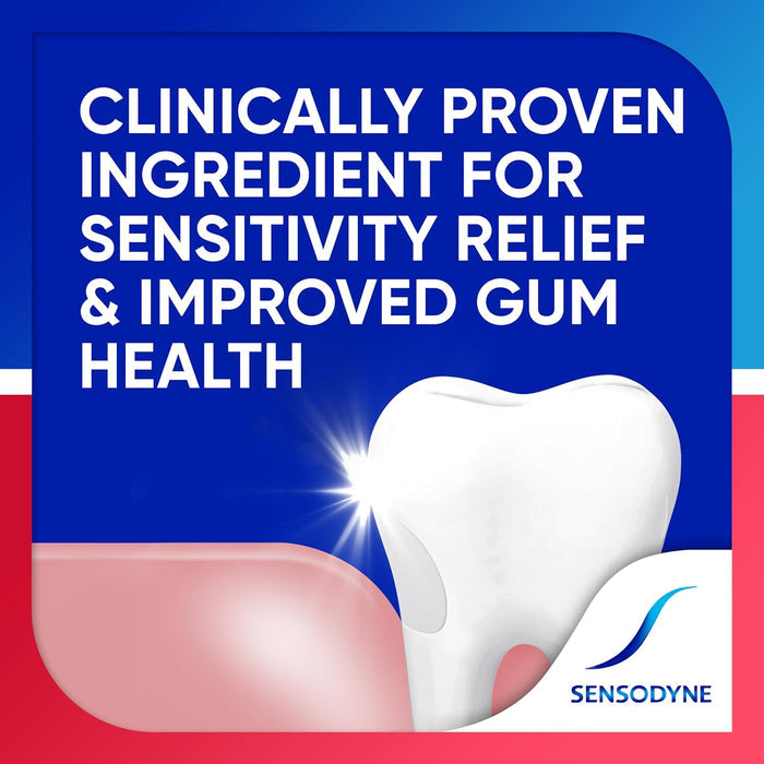 Sensodyne Dual-Action Sensitive Teeth Paste – Wellness-Focused Dentist Formula for Gentle Care