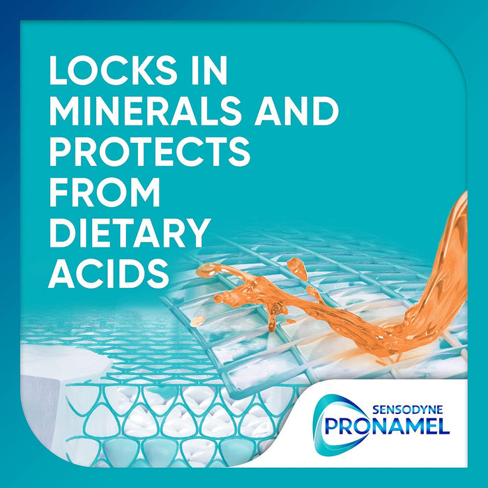 inhibits demineralization to stop further enamel breakdown from acidic exposure