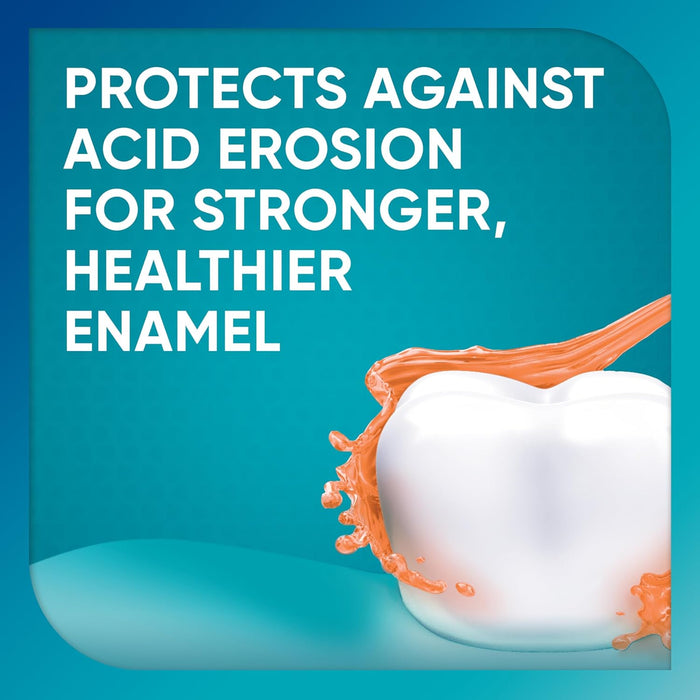 sensitivity protection targeting pain triggers including cold, heat, acids, sweets, and contact