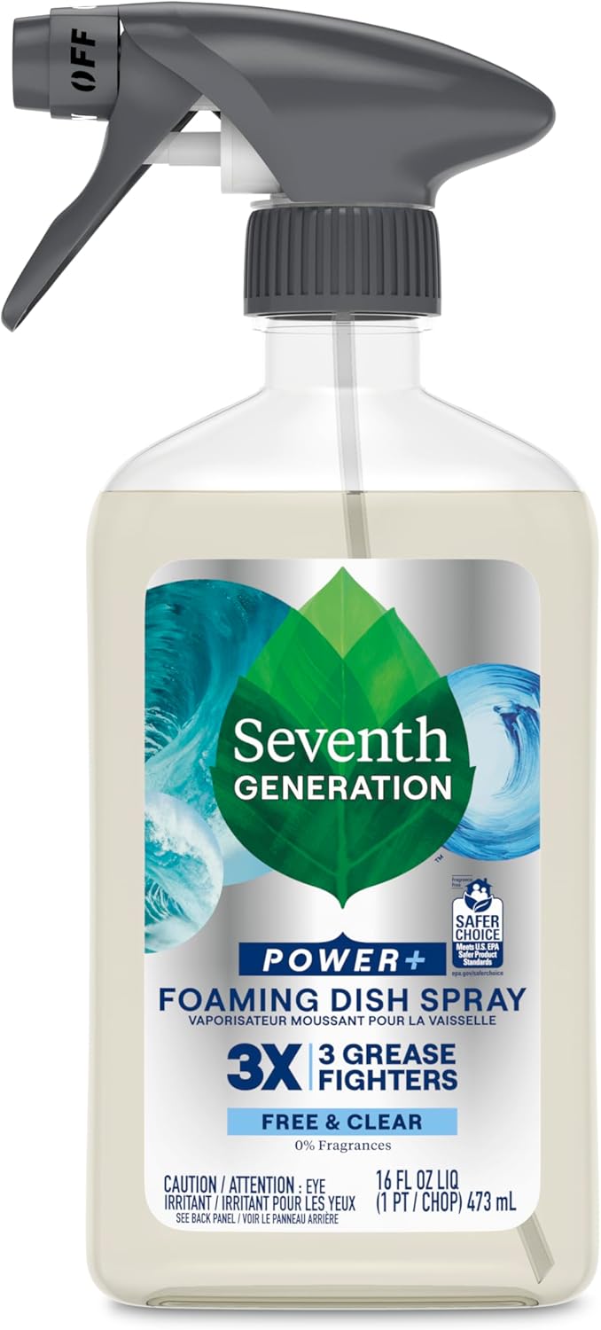 foaming spray formula with 3x grease-fighting power