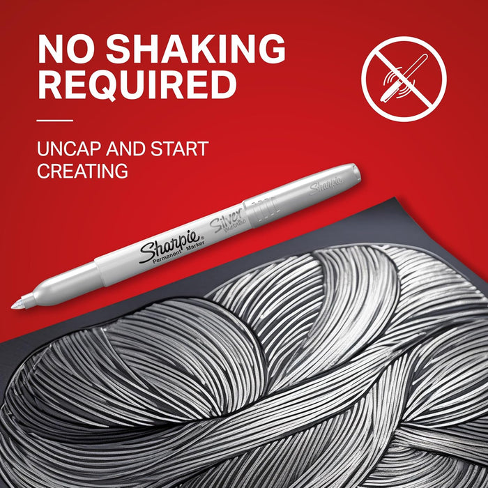 no-shake required - ready to mark straight from the cap