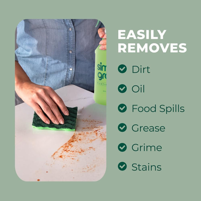 Simple Green 64 oz Concentrate – Portable Biodegradable Cleaner for Camping Tables, Coolers, and Travel Messes