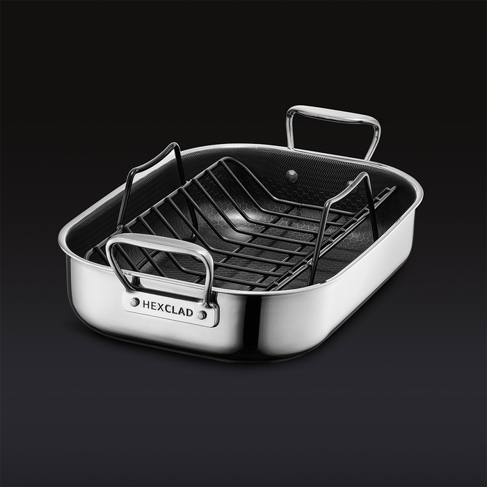 Small Hybrid Roasting Pan w/ Rack, 10" x 14"