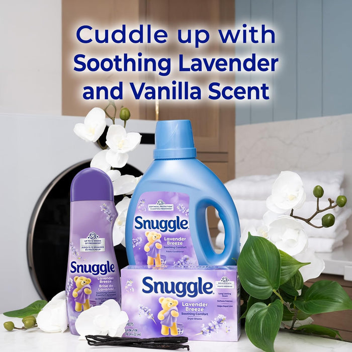 Snuggle Dryer Sheets, Lavender Breeze Scent as a Thoughtful Housewarming Gift for Her, Bulk 230-Count Box