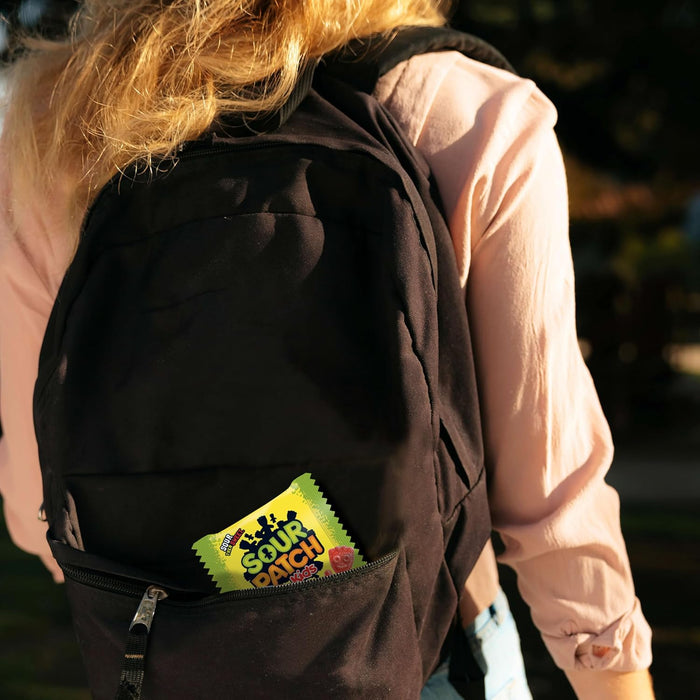 SOUR PATCH KIDS Assorted Fruit Gummy Snack Packs, Kids Lunch Box Candy for Back-to-School
