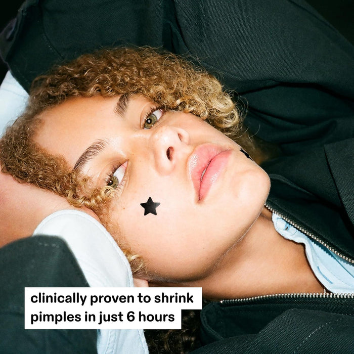 Starface Hydro-Star Black Pimple Patches – Wind-Down Vanity Essential for Acne-Prone Self-Care Nights