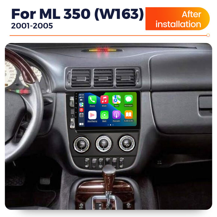 Suitable for 01-05 mercedes-benz ml320 benz ml350 car android large screen navigator wireless carplay