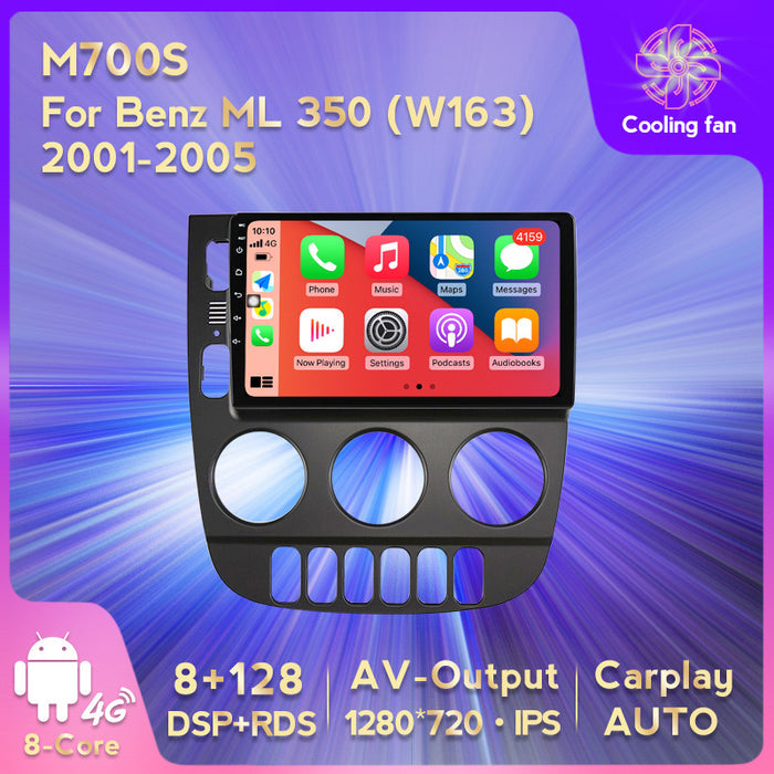 Suitable for 01-05 mercedes-benz ml320 benz ml350 car android large screen navigator wireless carplay