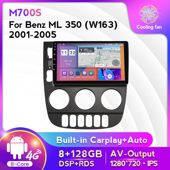 Suitable for 01-05 mercedes-benz ml320 benz ml350 car android large screen navigator wireless carplay