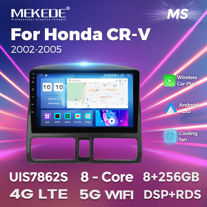 Suitable for 02-05 honda crv honda crv car large screen android navigator wireless carplay