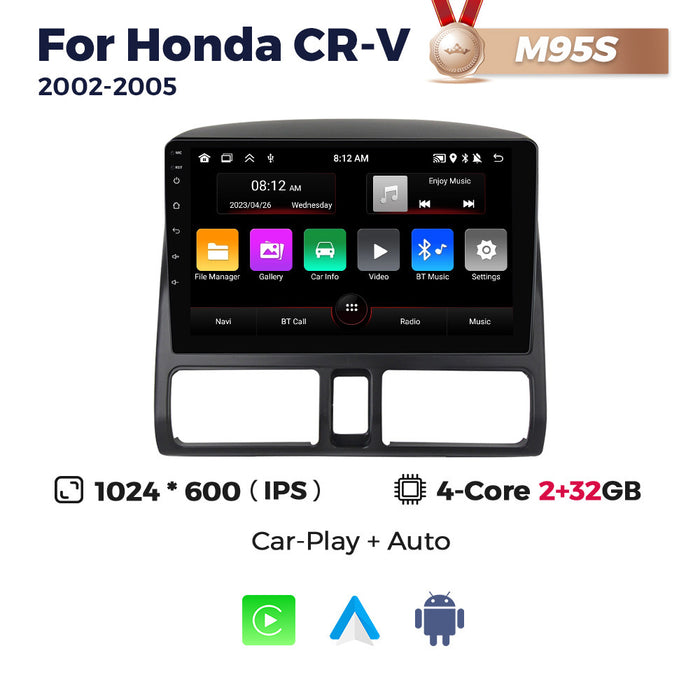 Suitable for 02-05 honda crv honda crv car large screen android navigator wireless carplay