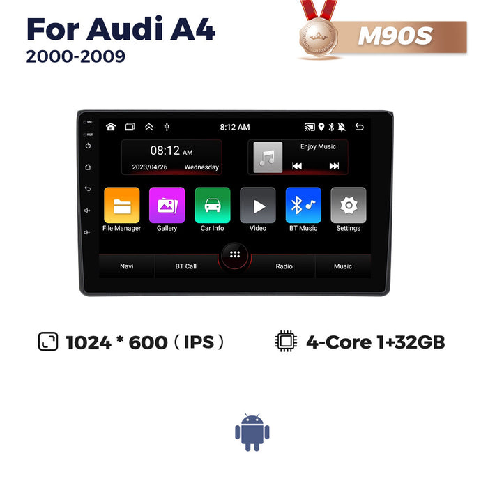 Suitable for 02-08 audi a4l/a4 audi a4 large screen android navigator car smart carplay