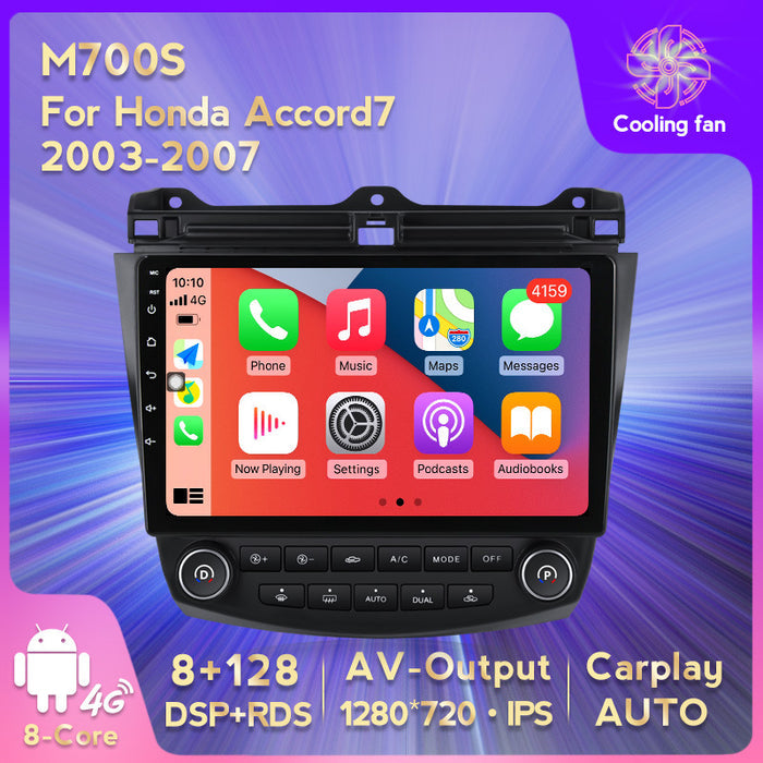 Suitable for 03-07 honda seventh generation accord accord7 android large screen car navigation wireless carplay