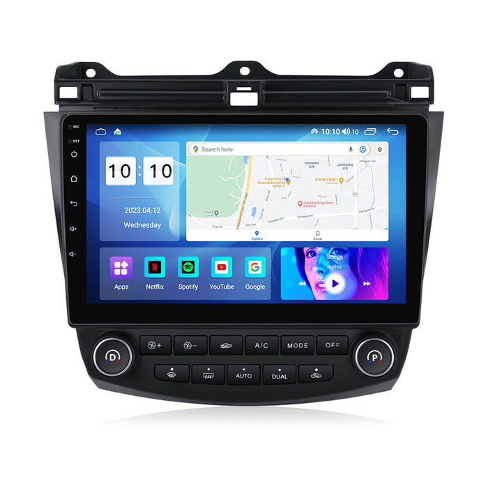 Suitable for 03-07 honda seventh generation accord accord7 android large screen car navigation wireless carplay