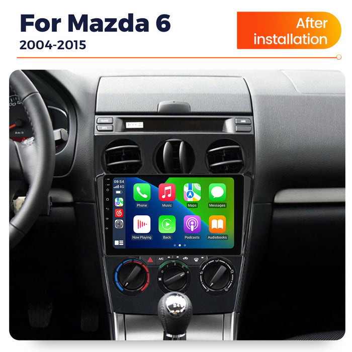 Suitable for 04-15 mazda 6 mazda 6 car large screen android navigator wireless carplay