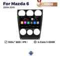 Suitable for 04-15 mazda 6 mazda 6 car large screen android navigator wireless carplay