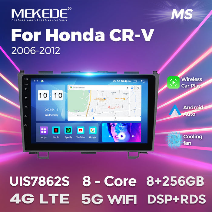 Suitable for 06-11 honda crv honda cr-v car large screen central control android navigation wireless carplay