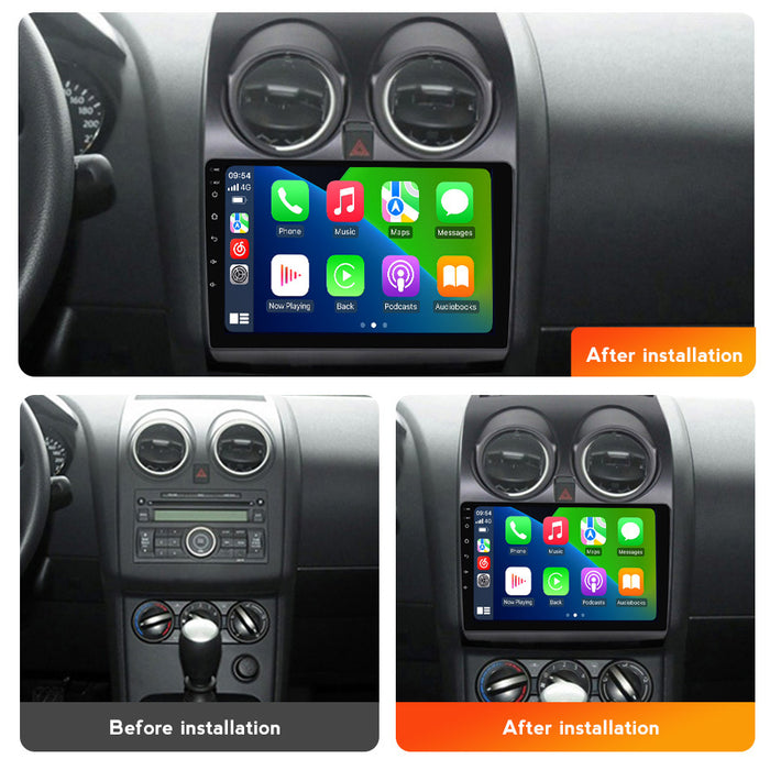 Suitable for 06-13 nissan qashqai car central control android navigation wireless carplay fangyitong 7862