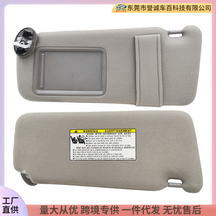 Suitable for 07-11 toyota toyota carmy camry brown cosmetic mirror sun visor with light control switch