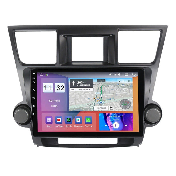Suitable for 07-13 toyota highlander car central control android navigation wireless carplay