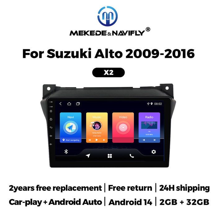 Suitable for 09-16 suzuki alto android car navigation wireless carplay
