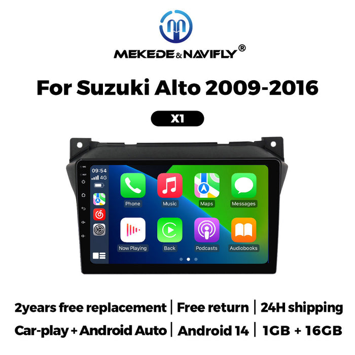 Suitable for 09-16 suzuki alto android car navigation wireless carplay