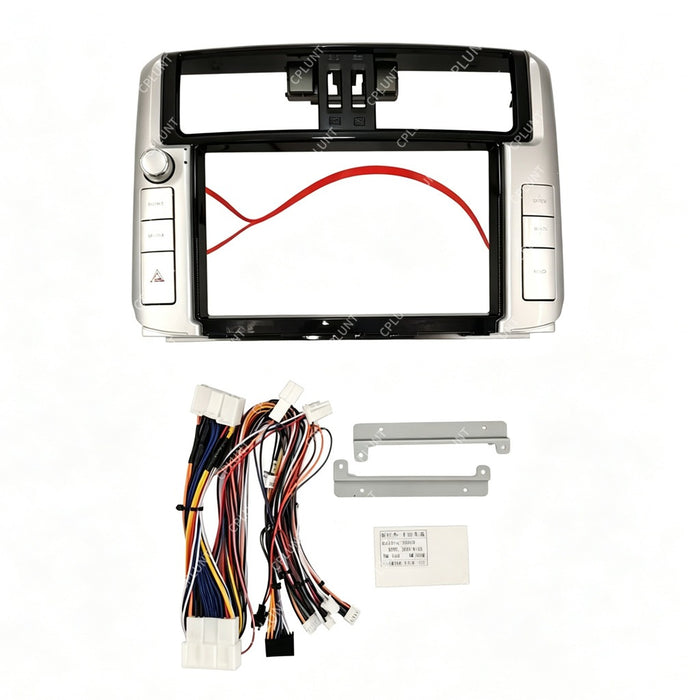 Suitable for 10-13 high-end toyota prado prado lc150 android navigation face frame restoration panel