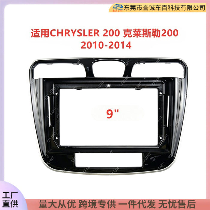 Suitable for 10-14 chrysler 200 chrysler 200 central control navigation surface frame audio restoration panel