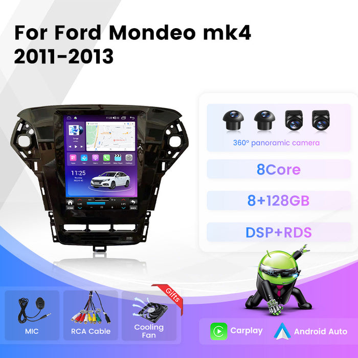 Suitable for 11-13 ford mondeo vertical screen car android navigator ford mondeo mk4 lower hole slot