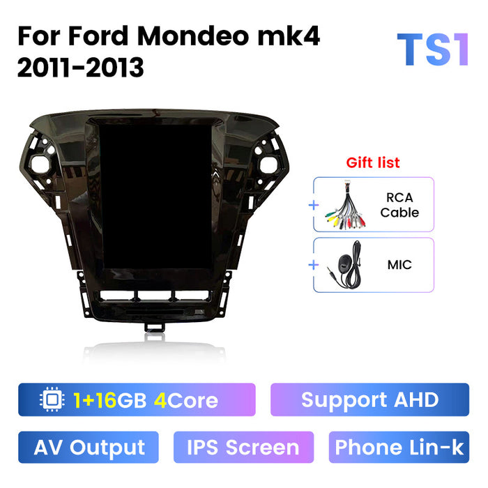 Suitable for 11-13 ford mondeo vertical screen car android navigator ford mondeo mk4 lower hole slot