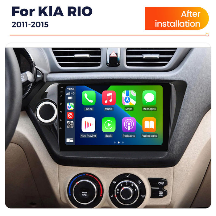Suitable for 11-15 kia k2 rio android car central control navigator wireless carplay