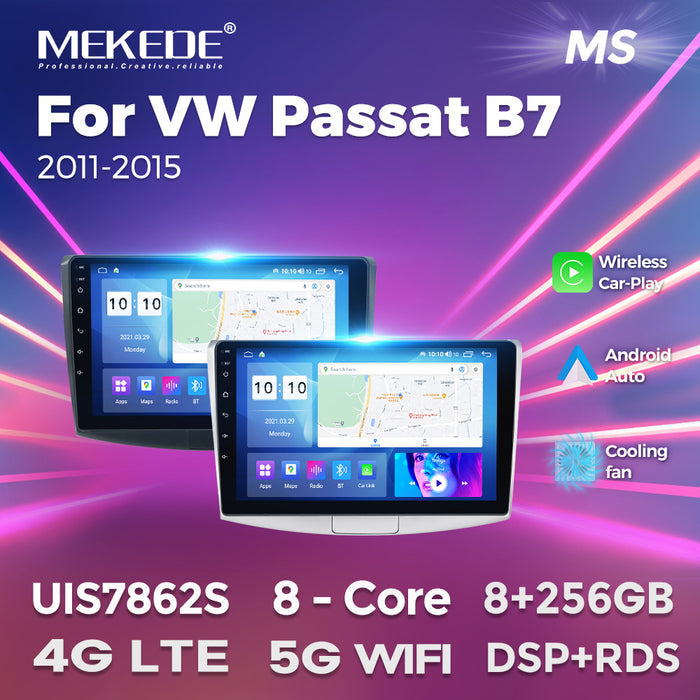 Suitable for 11-15 volkswagen magotan passat b7 car central control gps android navigation wireless carplay