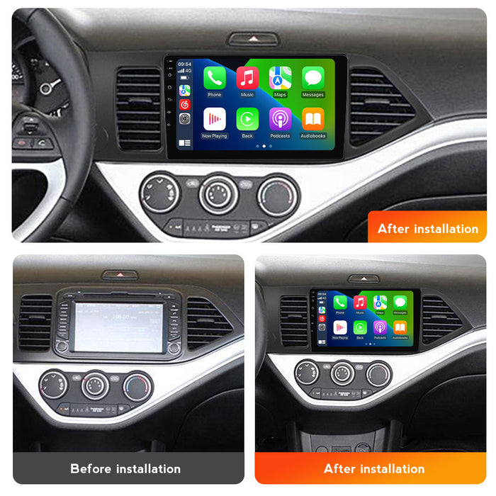 Suitable for 11-17 kia morning kia morning car central control android navigation wireless carplay